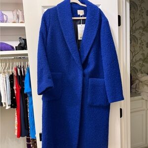 Sezane Joe Coat Electric Blue 8